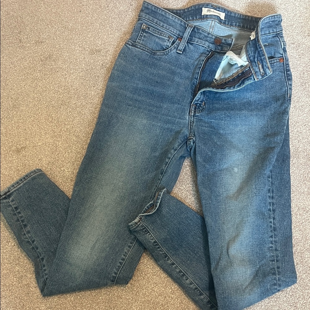 Madewell Men's Skinny Jeans in Medium Blue Wash